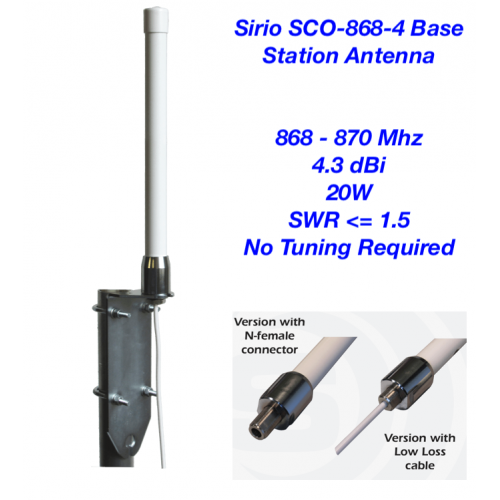 (image for) Sirio SCO-868-4 868-870 MHz Base Antenna