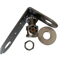 Sirio M-1 90 Degrees Bracket With Heavy Duty 2X SO 239 Angular Connector
