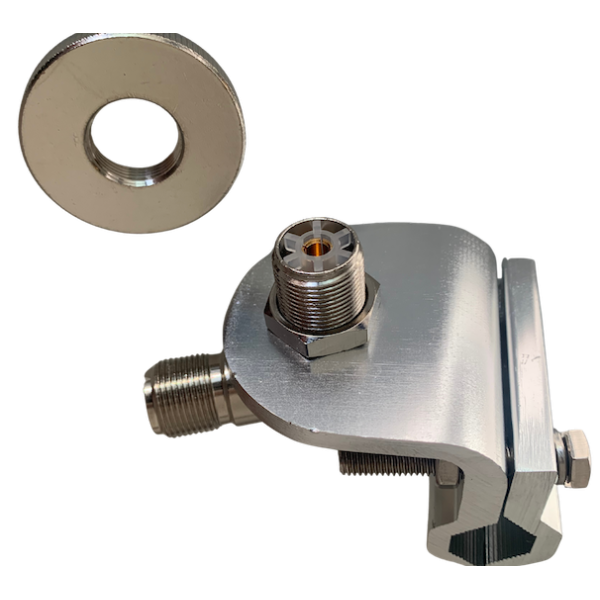Sirio Heavy Duty Mirror Mount Bracket With 2X SO 239 Angular Connect