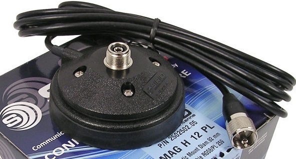 Sirio PM 100 Magnetic Mount and Cable